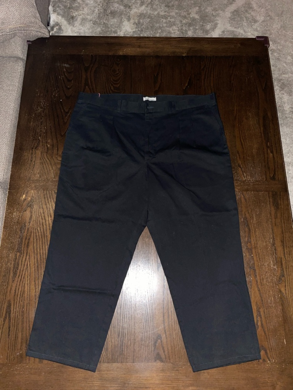Men's Black Chino Pants - Classic Straight Fit